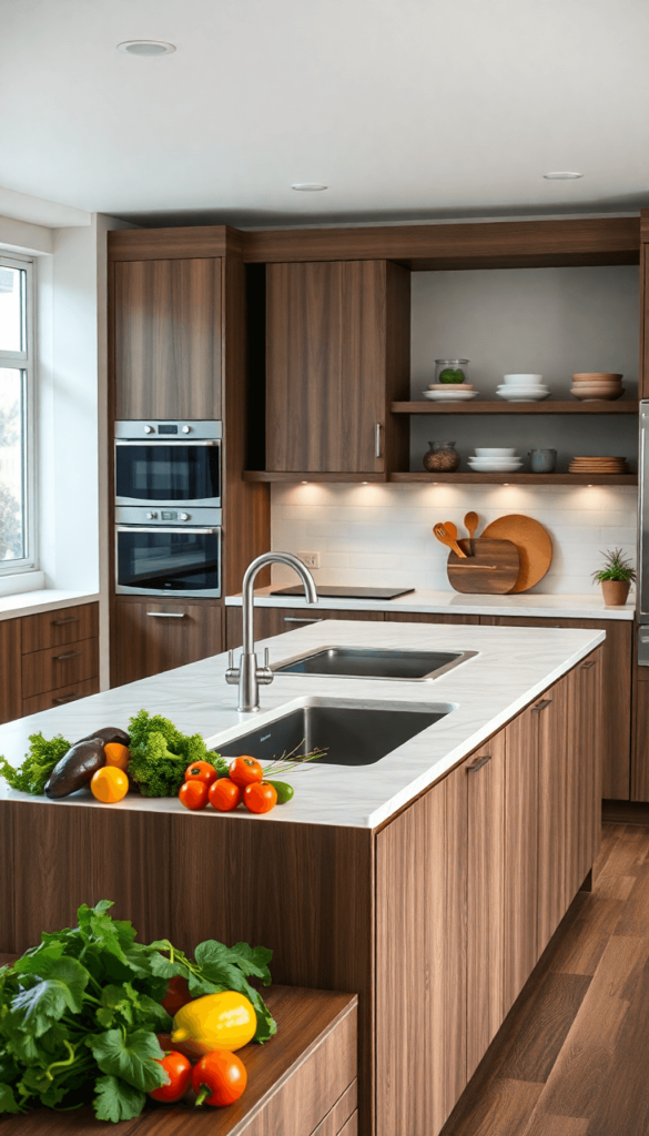 How to Incorporate a Prep Sink in Your Kitchen Island